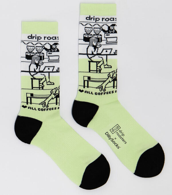 Socks Drip Roasters x DillySocks